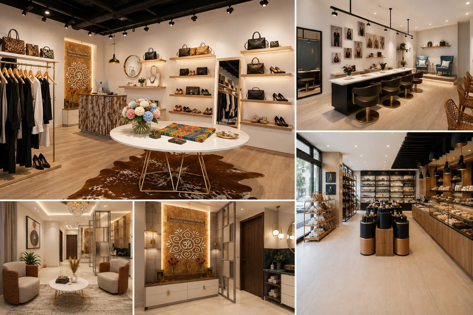 Retail and customer-facing layout